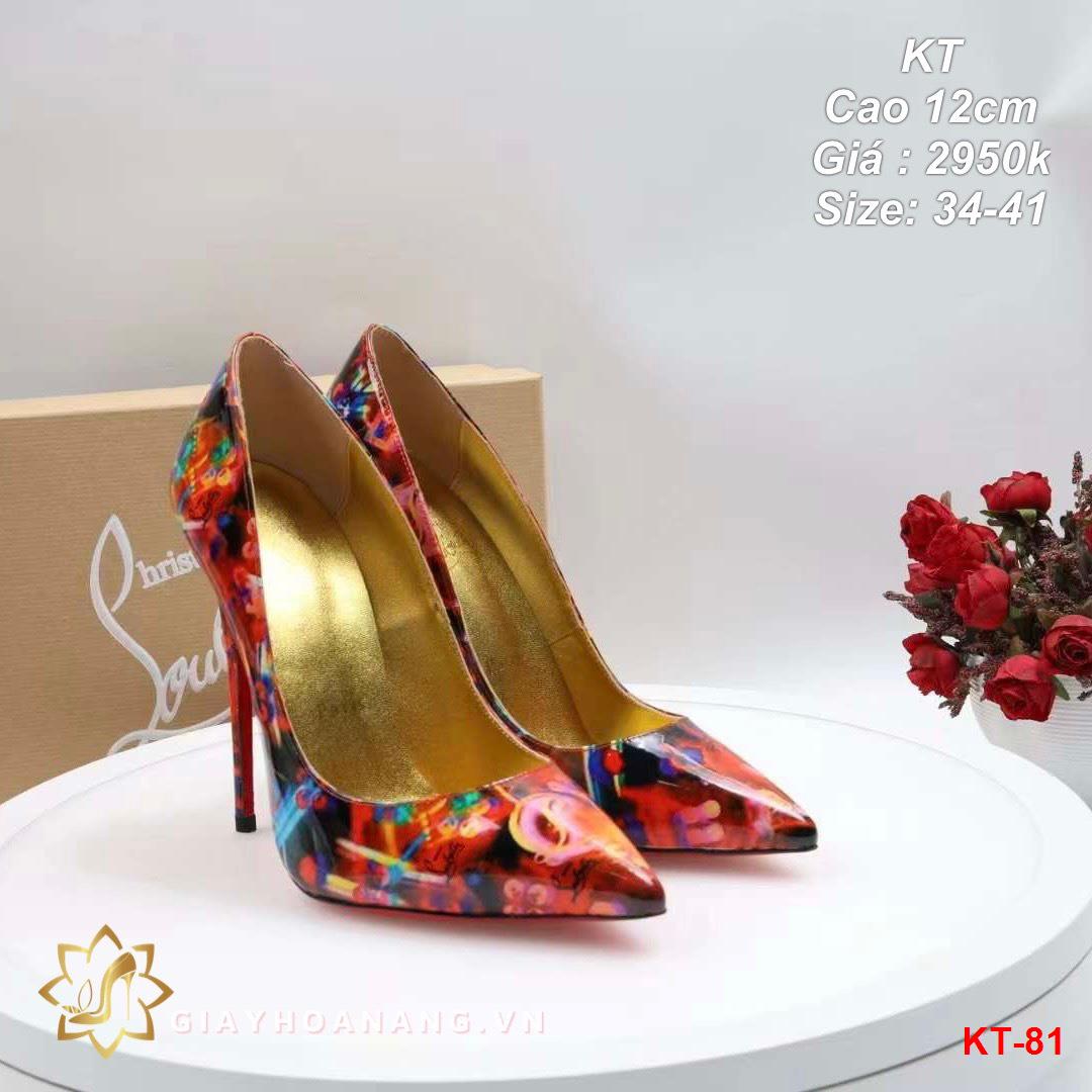 KT-81 Louboutin giày cao 12cm siêu cấp