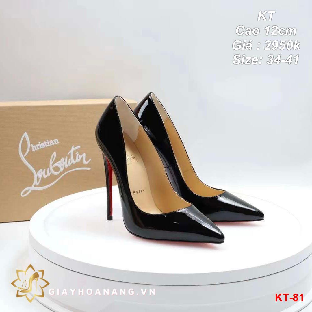 KT-81 Louboutin giày cao 12cm siêu cấp