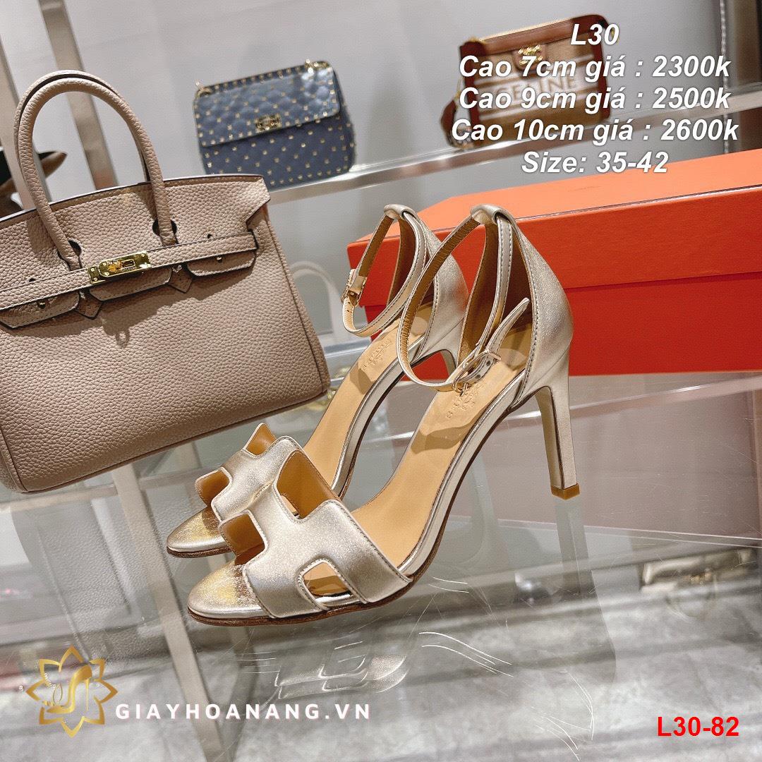 L30-82 Hermes sandal cao 7cm, 9cm, 10cm siêu cấp