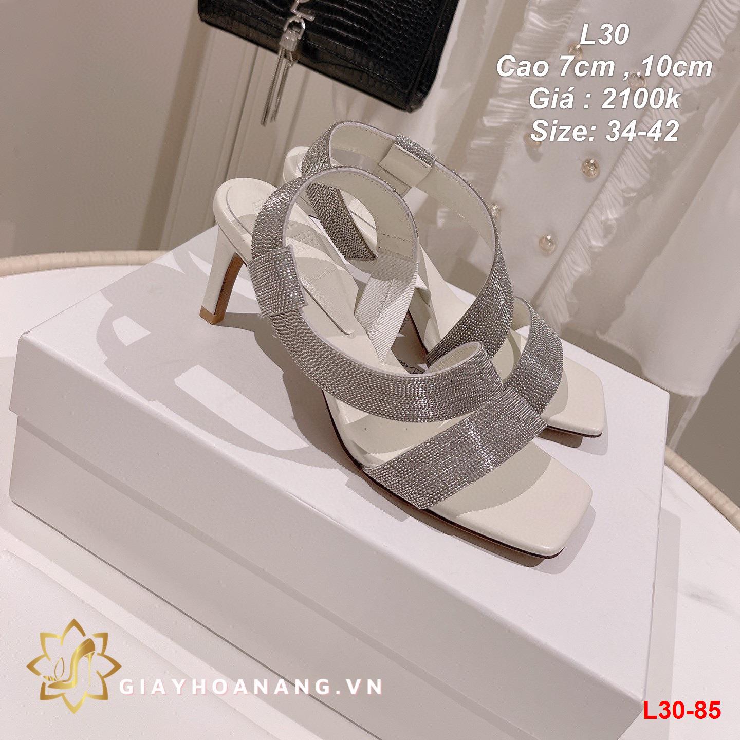 L30-85 Brunello sandal cao 7cm , 10cm siêu cấp