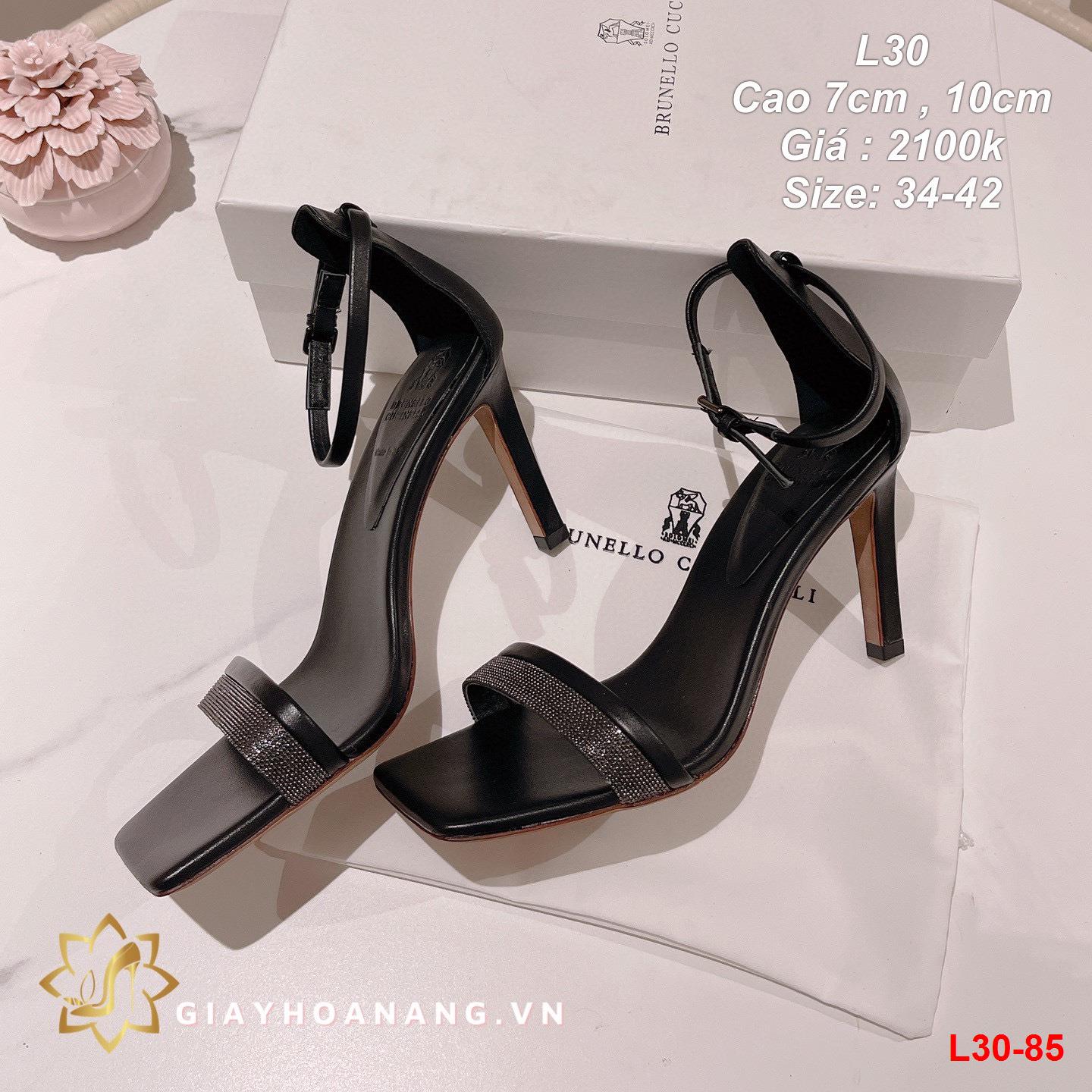 L30-85 Brunello sandal cao 7cm , 10cm siêu cấp