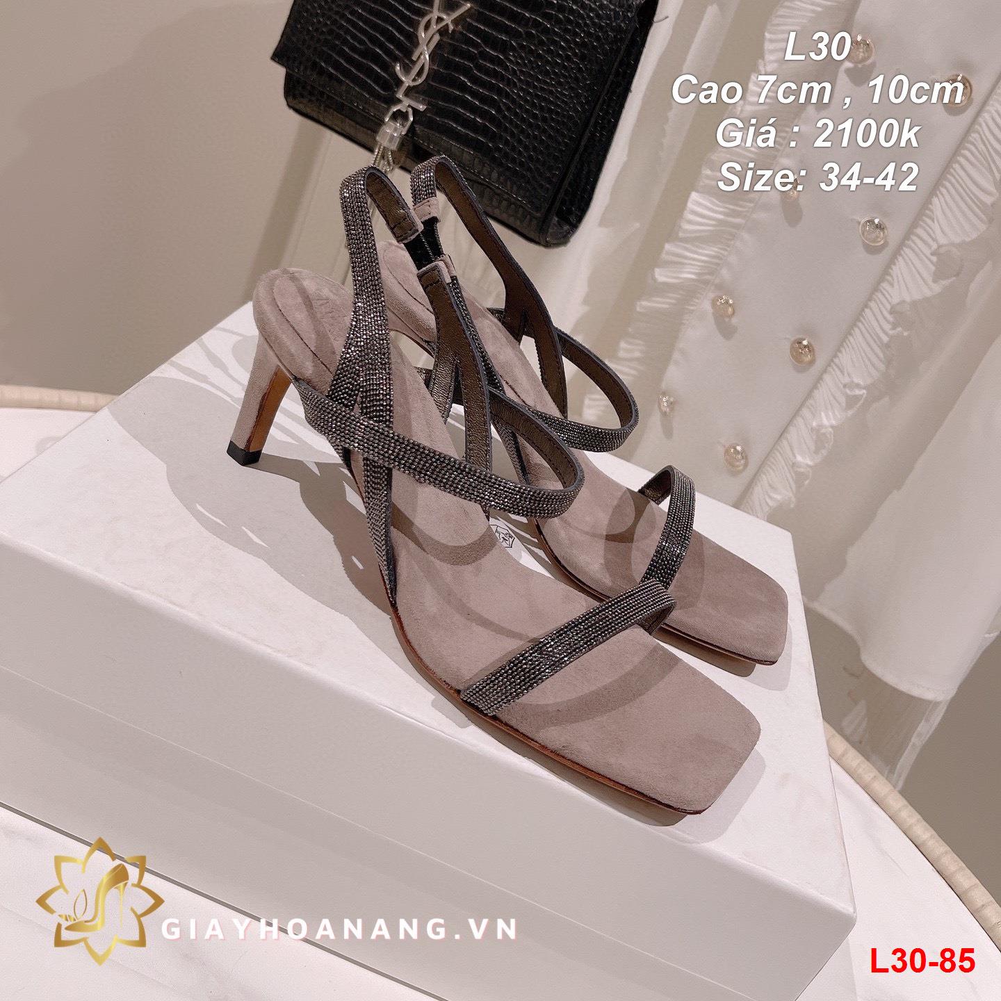 L30-85 Brunello sandal cao 7cm , 10cm siêu cấp