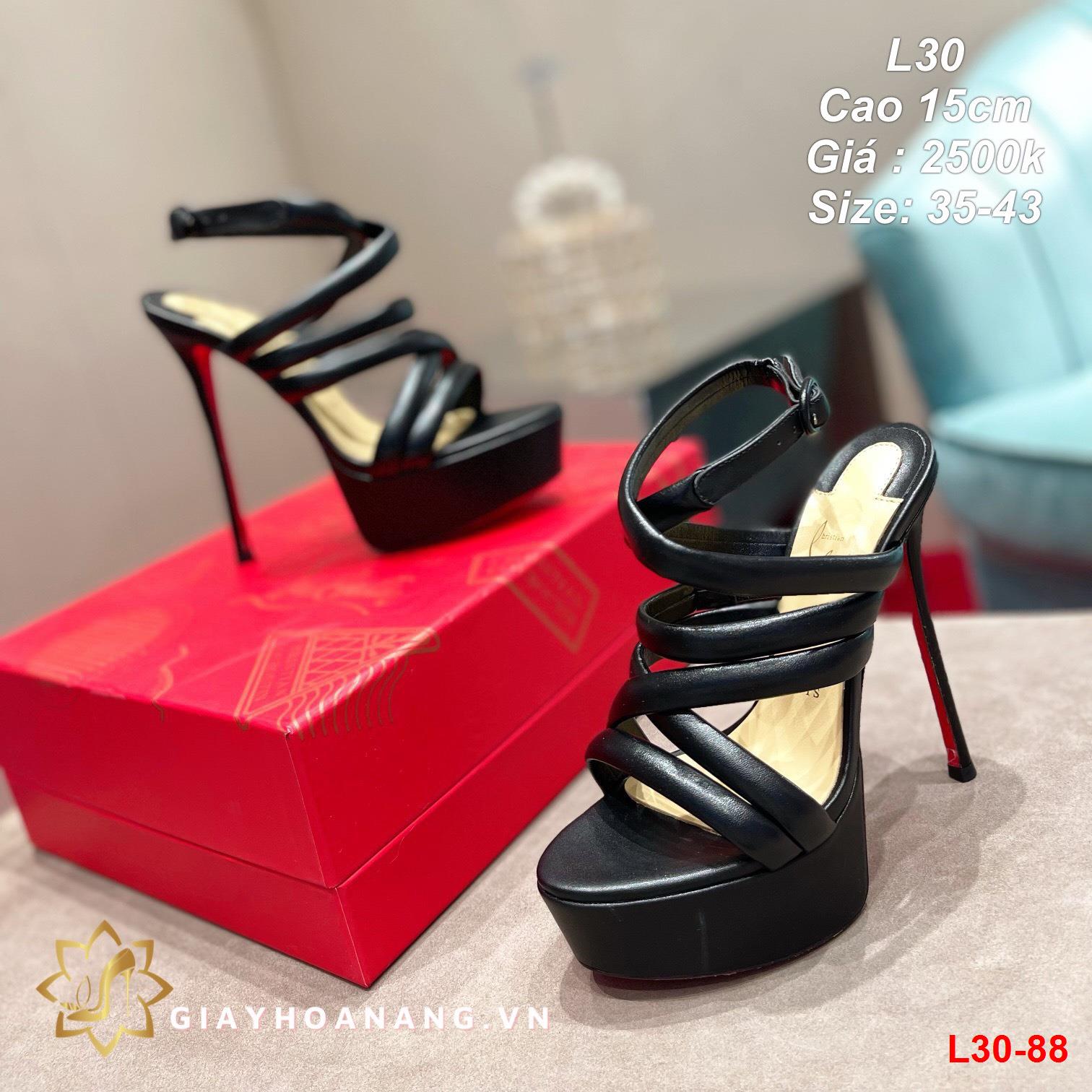 L30-88 Louboutin sandal cao 15cm siêu cấp