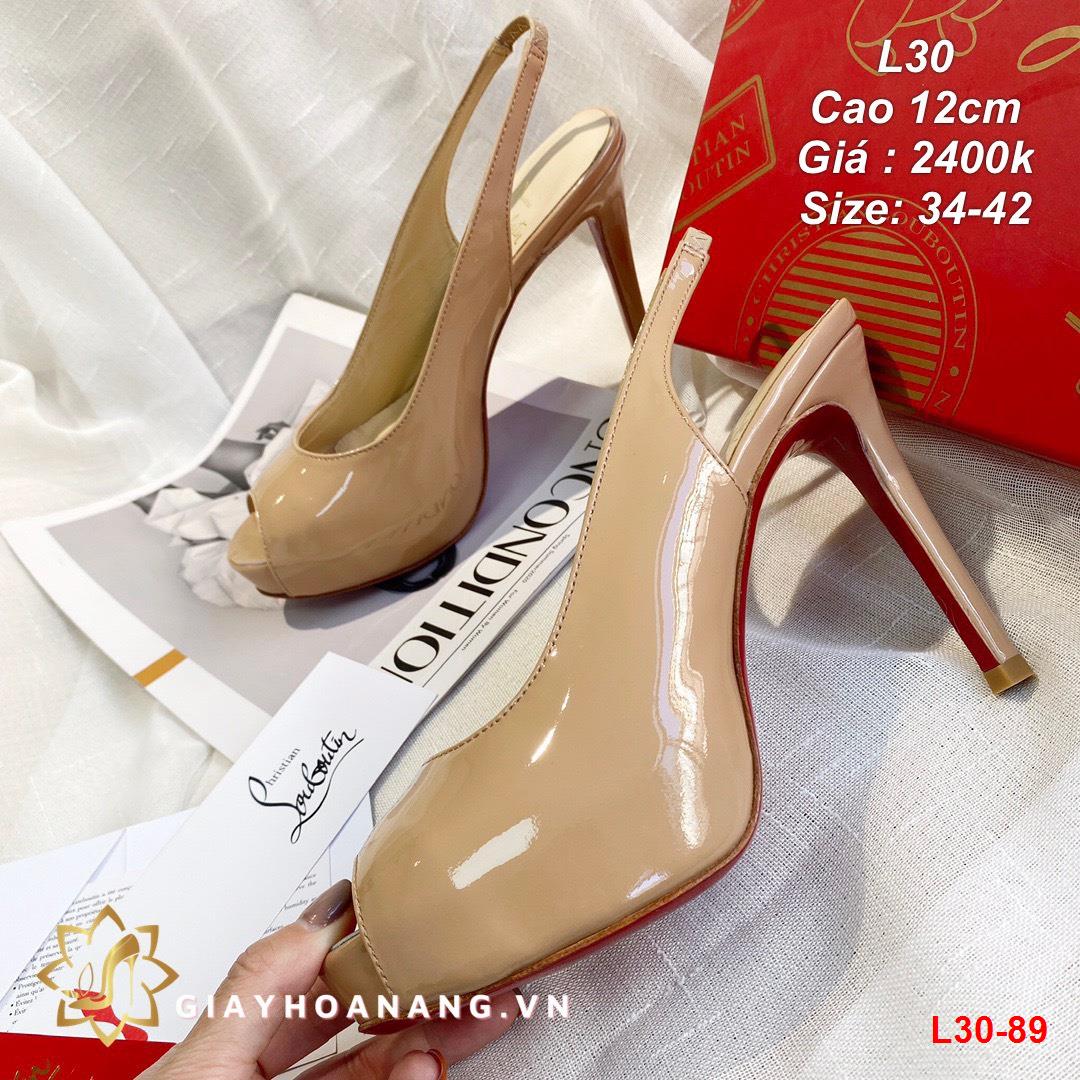 L30-89 Louboutin sandal cao 12cm siêu cấp