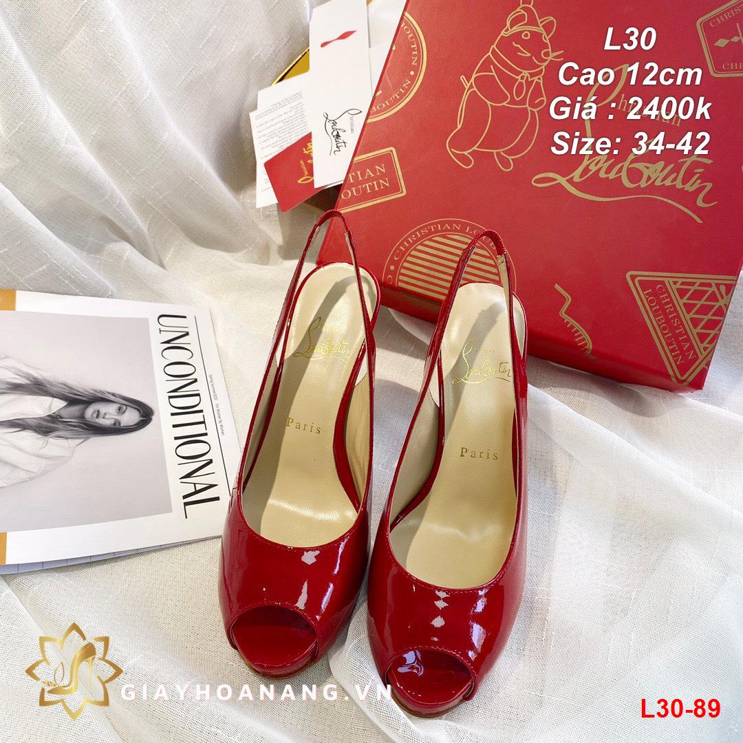 L30-89 Louboutin sandal cao 12cm siêu cấp