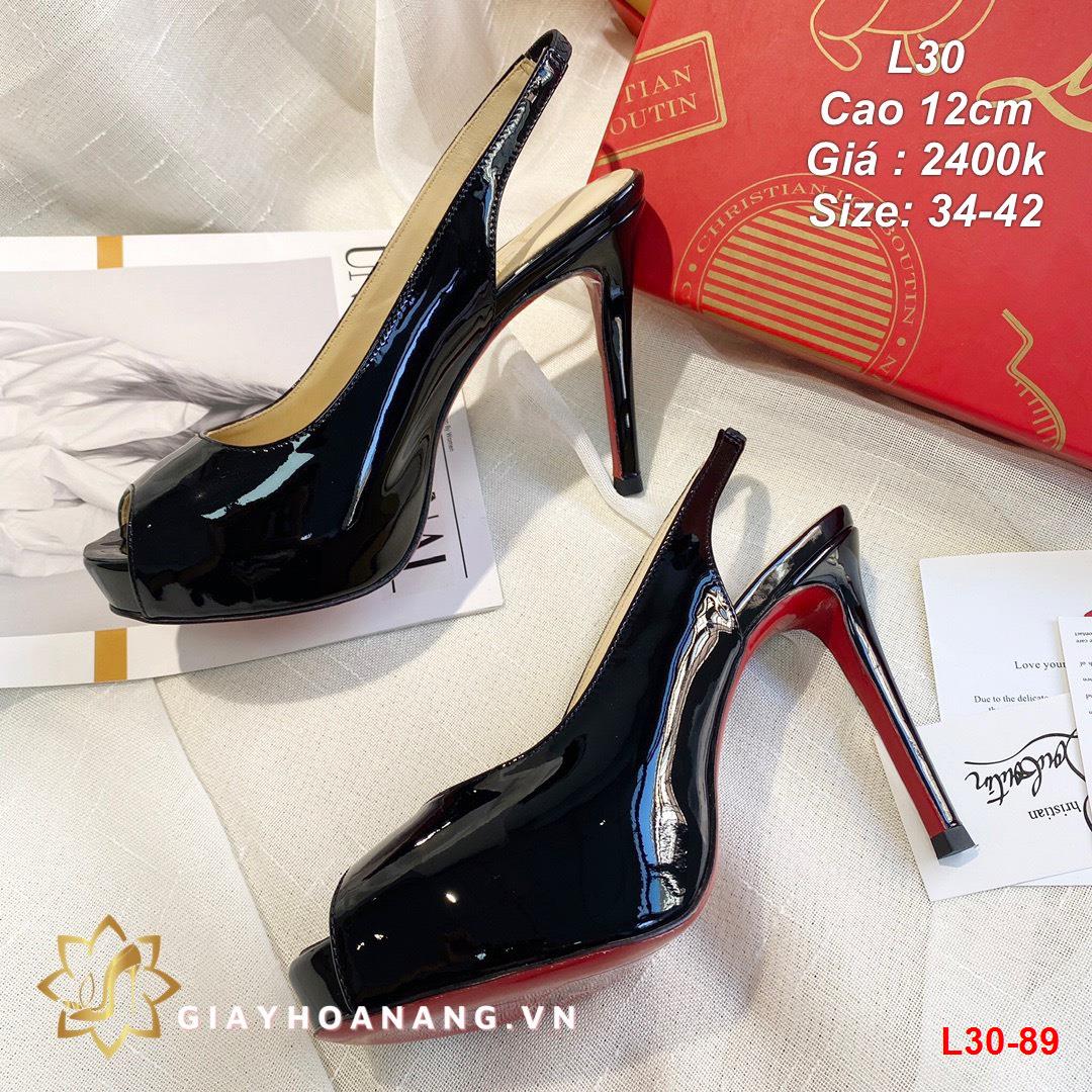 L30-89 Louboutin sandal cao 12cm siêu cấp