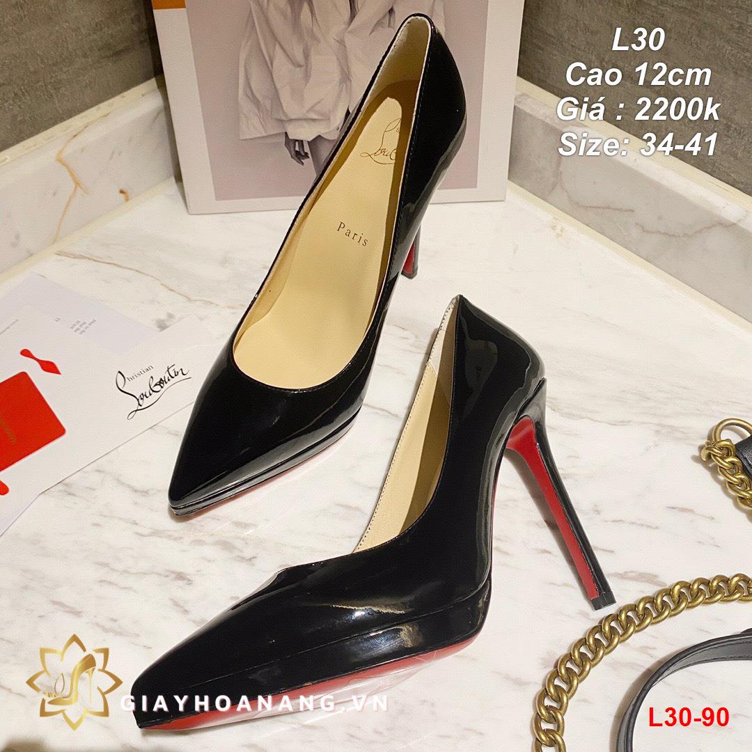 L30-90 Louboutin giày cao 12cm siêu cấp