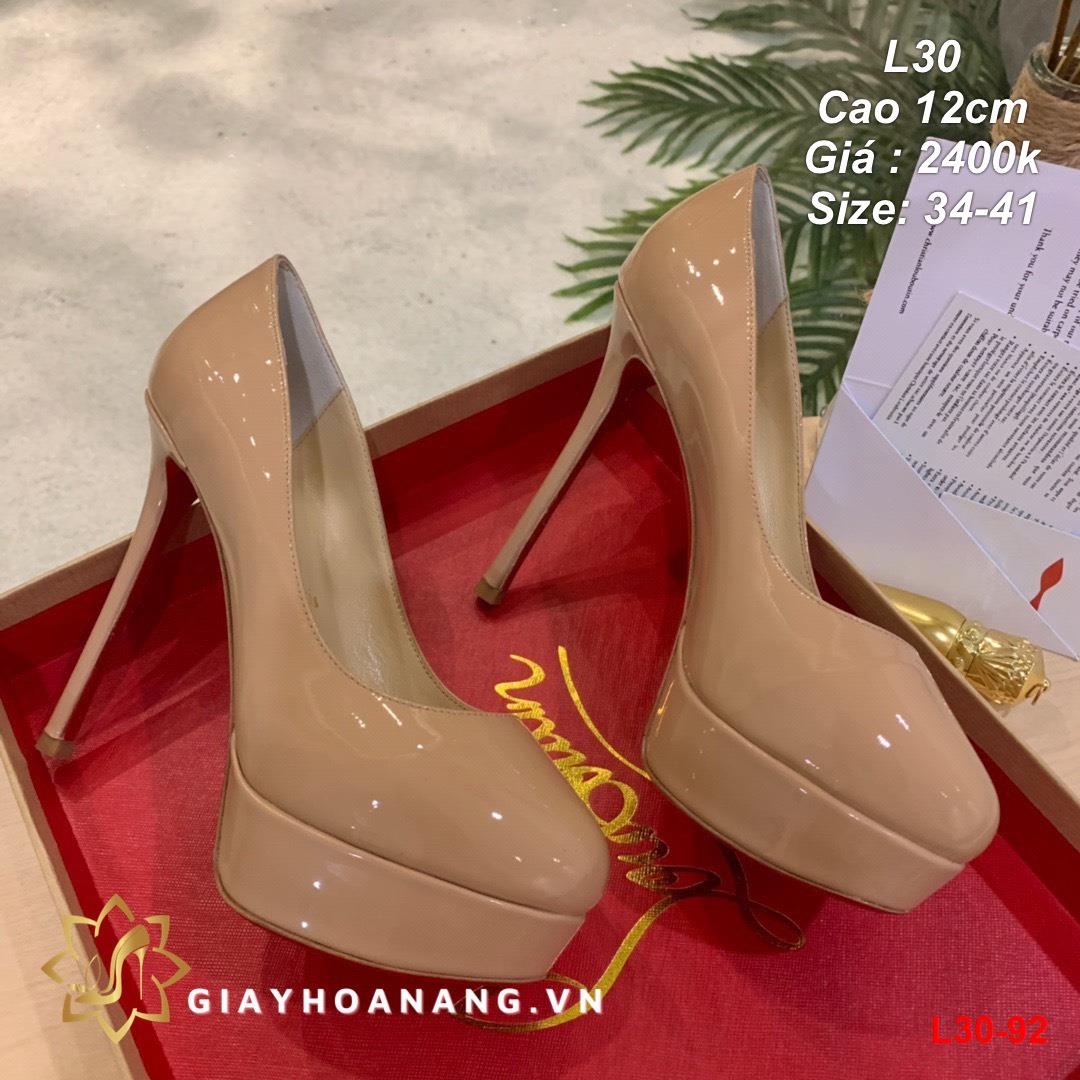 L30-92 Louboutin giày cao 12cm siêu cấp