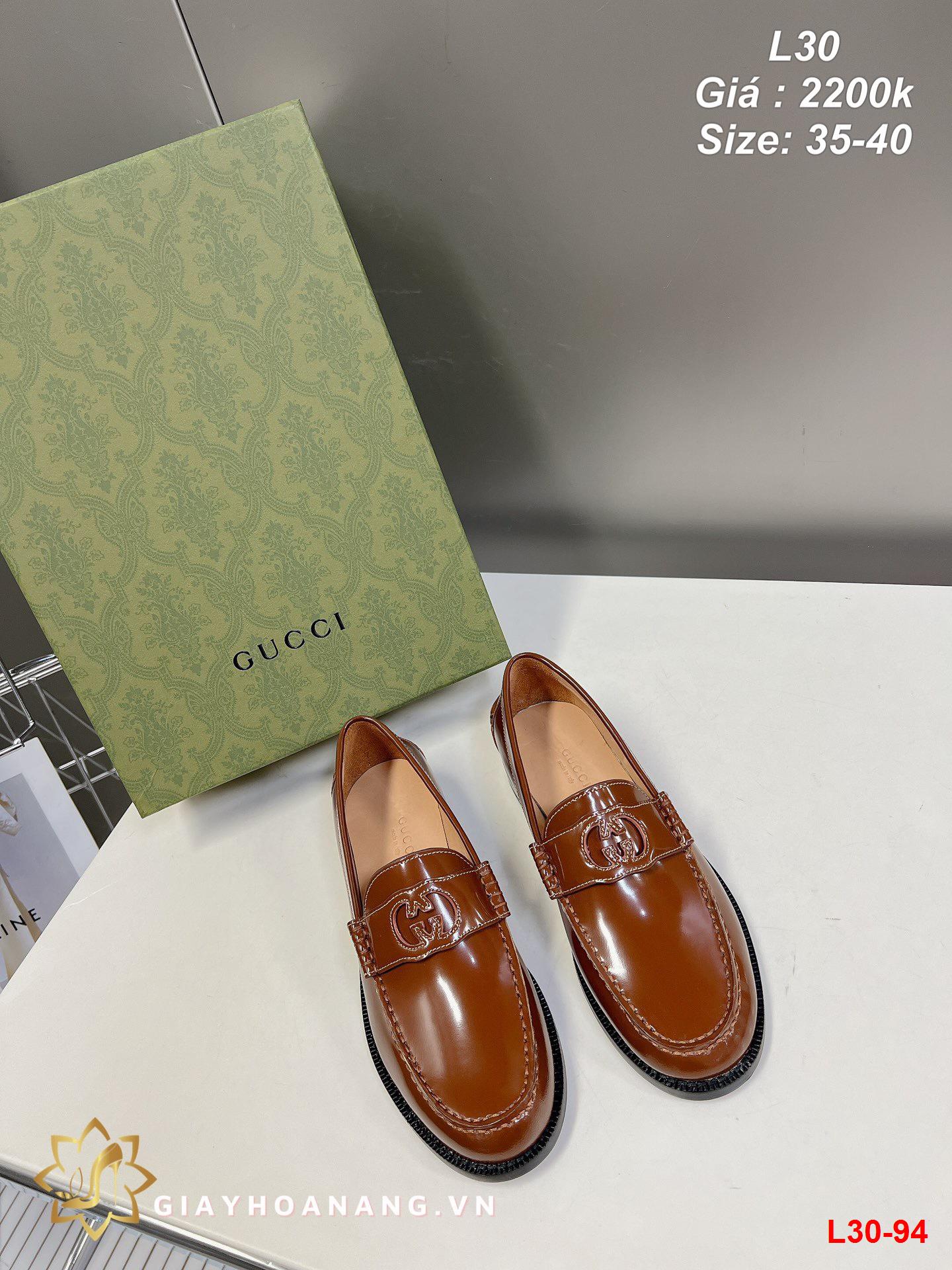 L30-94 Gucci giày lười siêu cấp