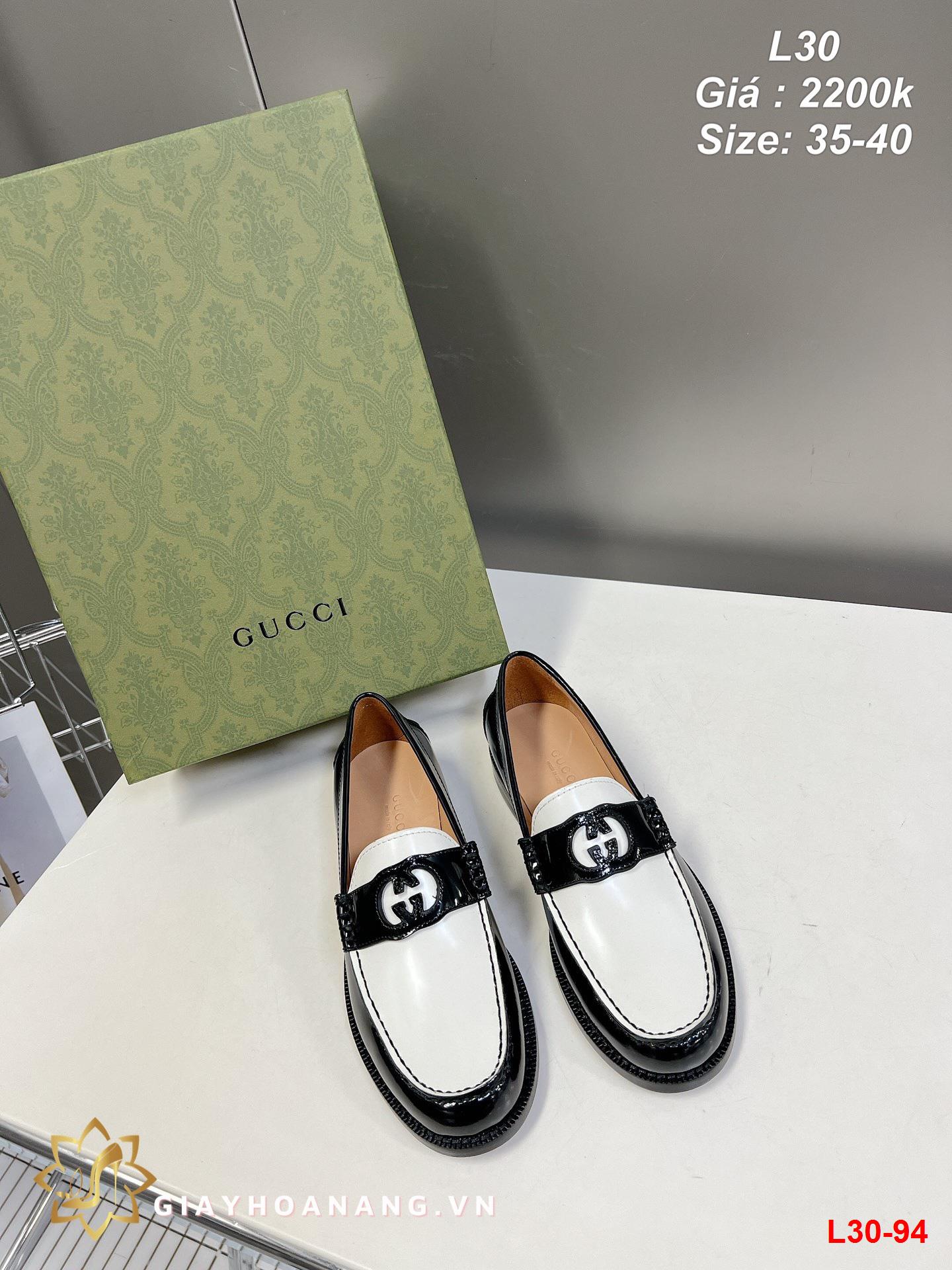 L30-94 Gucci giày lười siêu cấp