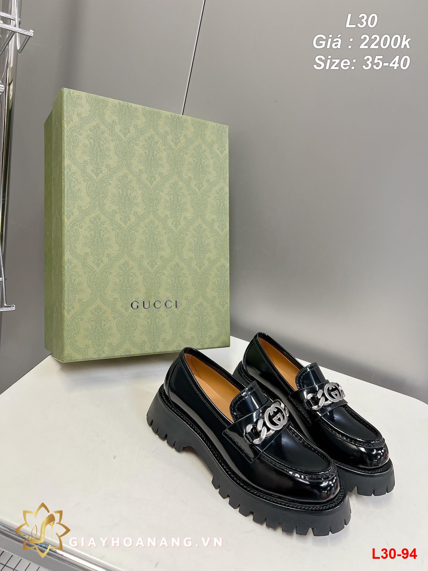 L30-94 Gucci giày lười siêu cấp