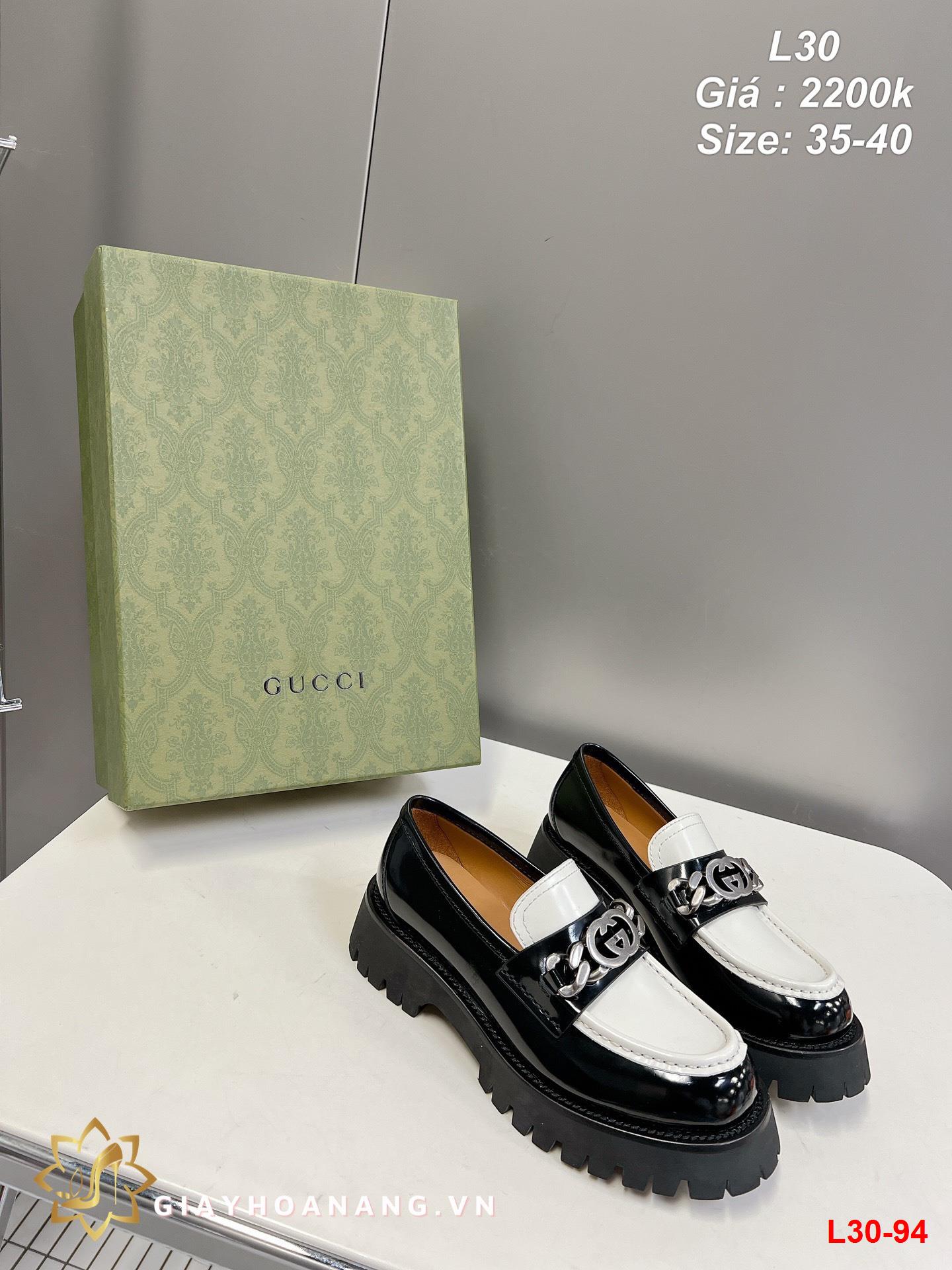 L30-94 Gucci giày lười siêu cấp