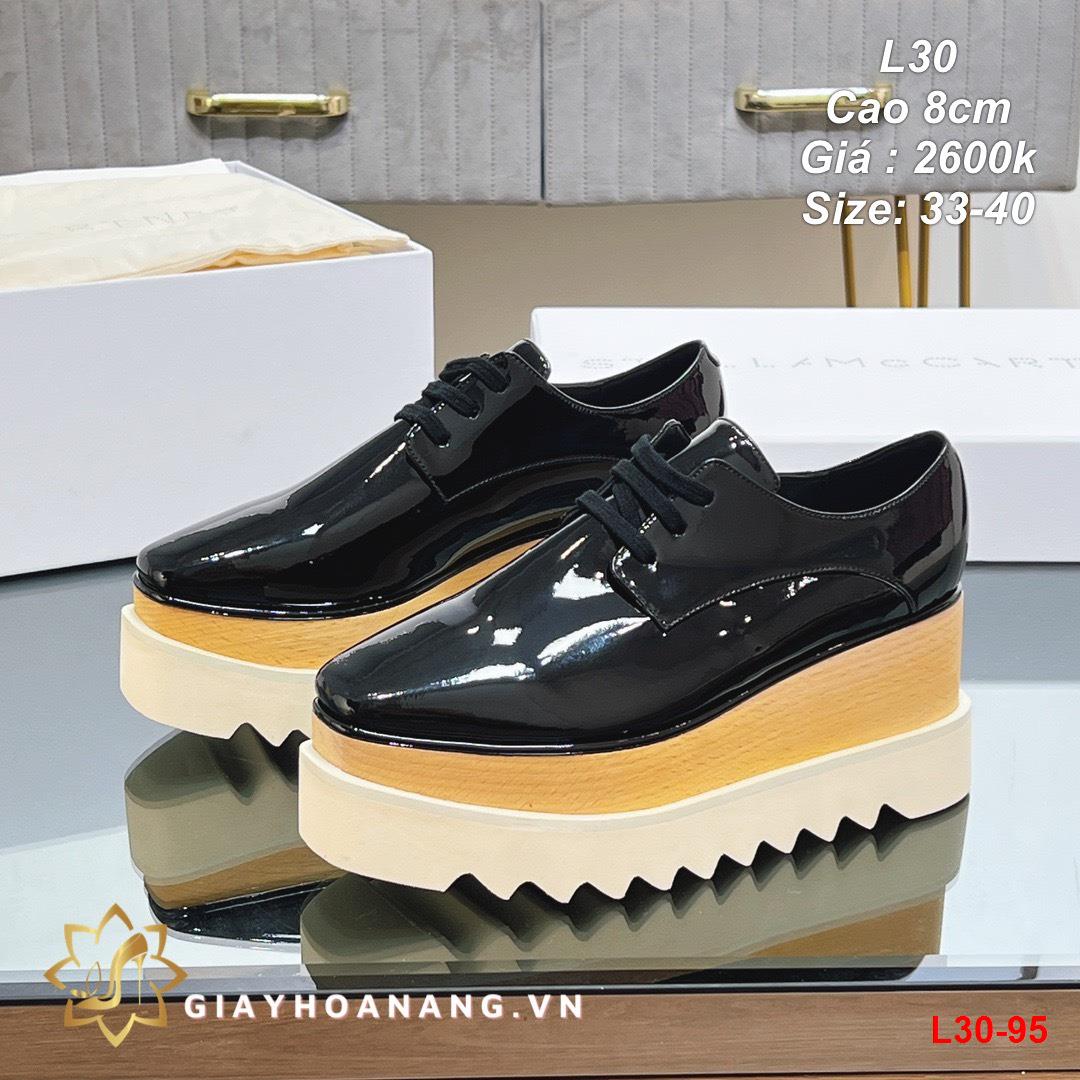 L30-95 Stella MaCartney giày thể thao cao 8cm siêu cấp