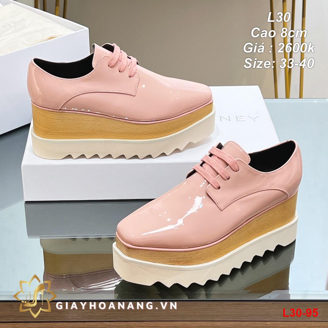 L30-95 Stella MaCartney giày thể thao cao 8cm siêu cấp