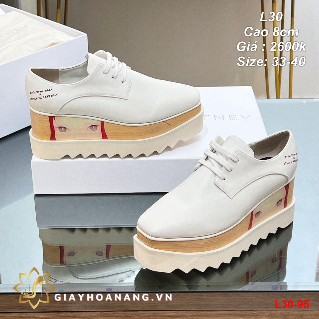 L30-95 Stella MaCartney giày thể thao cao 8cm siêu cấp