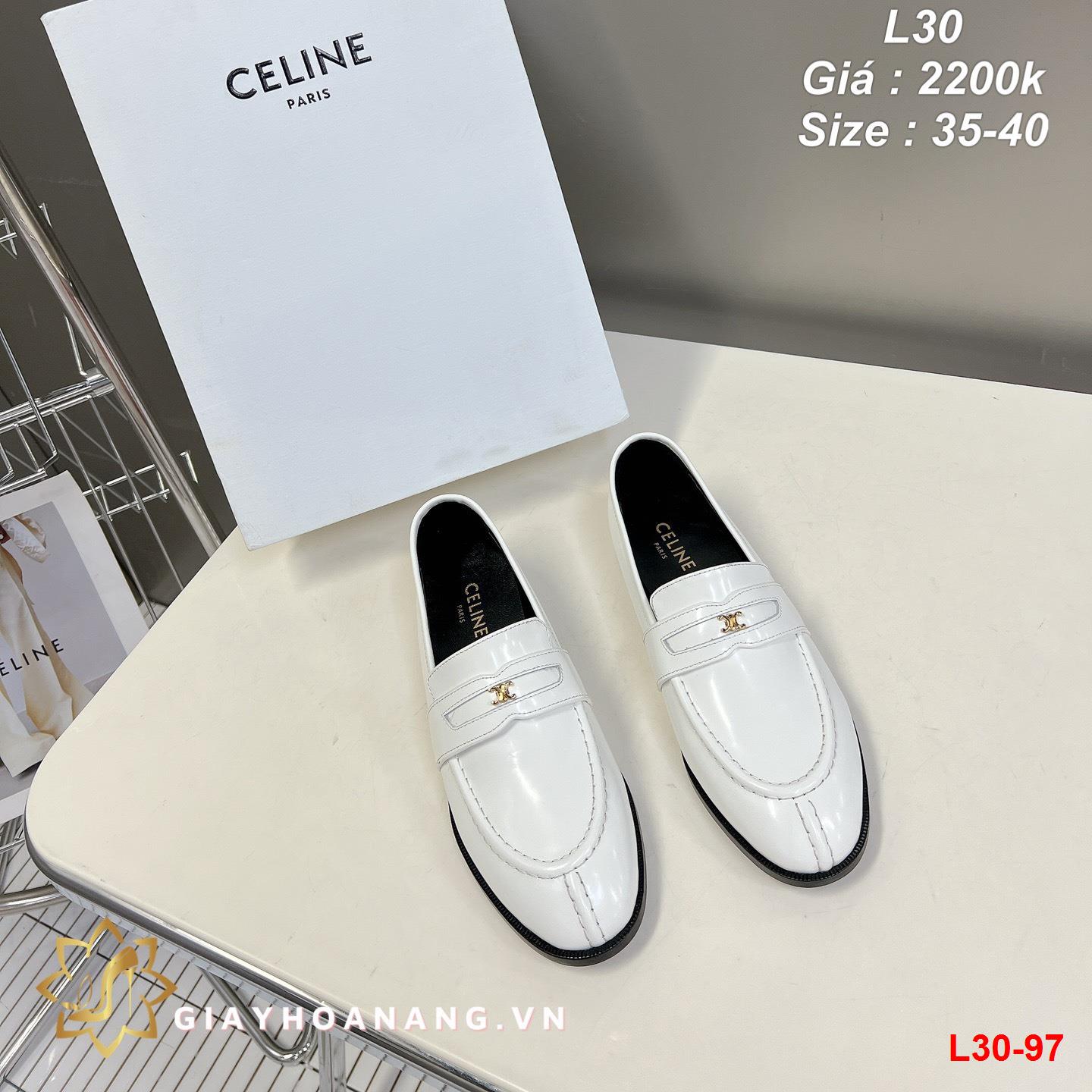 L30-97 Celine giày lười siêu cấp