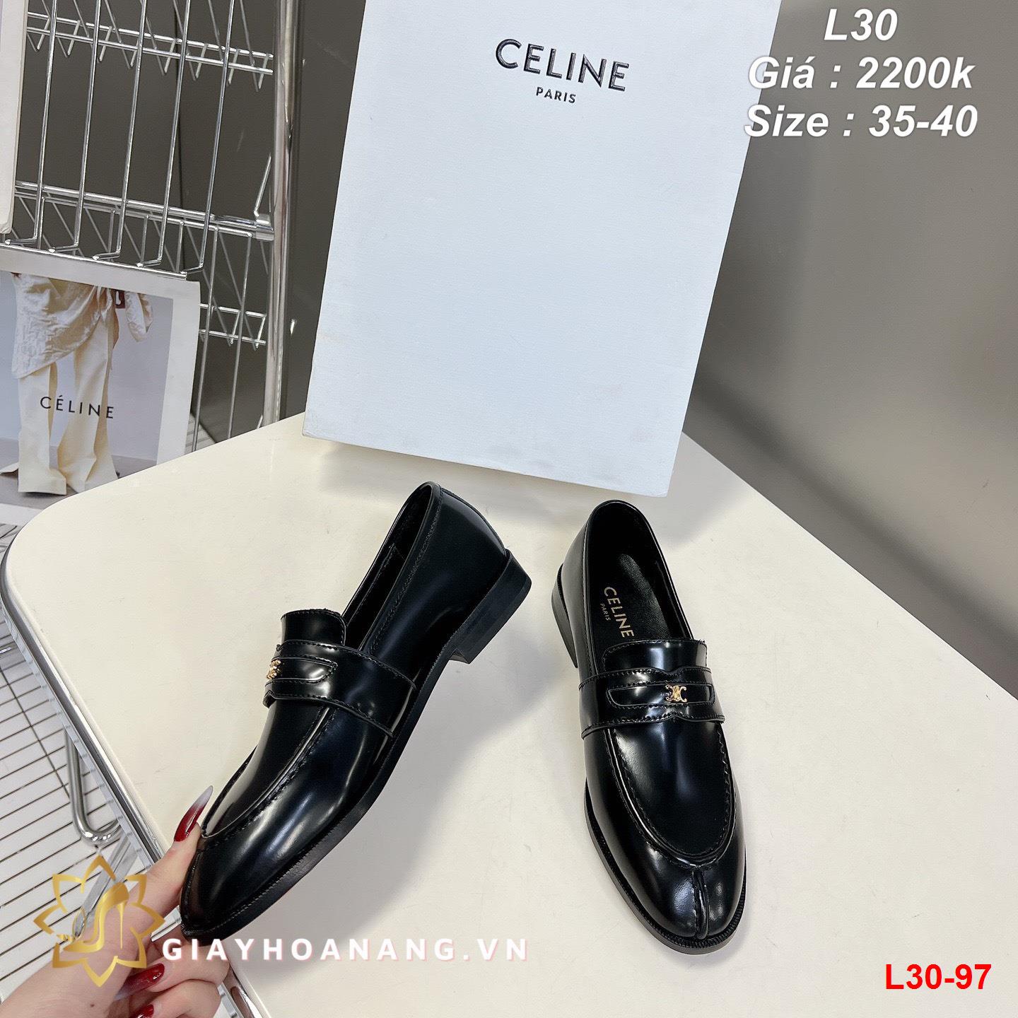 L30-97 Celine giày lười siêu cấp
