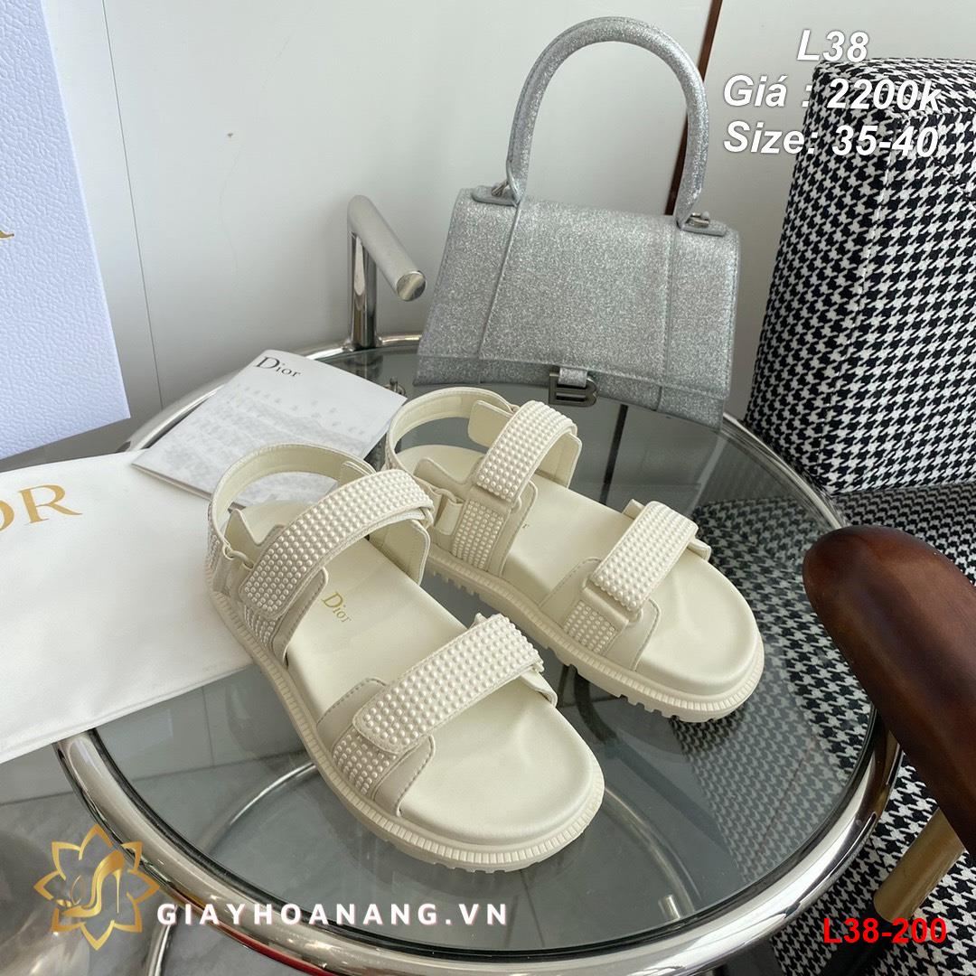 L38-200 Dior sandal siêu cấp