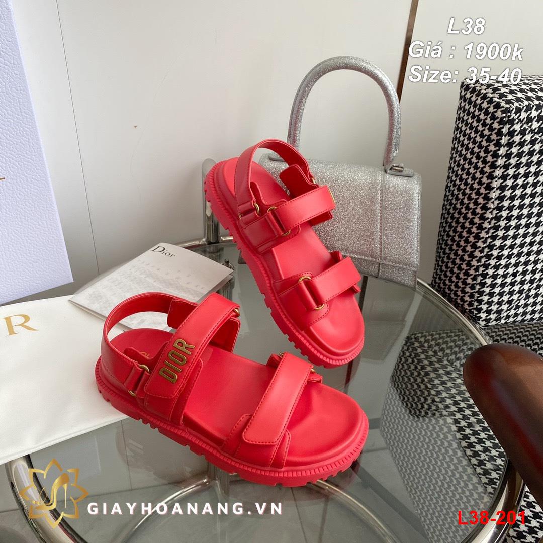 L38-201 Dior sandal siêu cấp