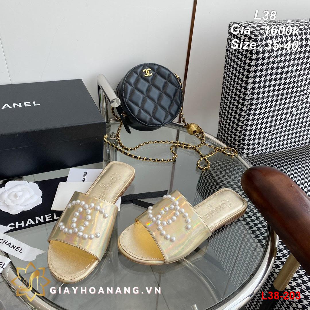 L38-203 Chanel dép siêu cấp