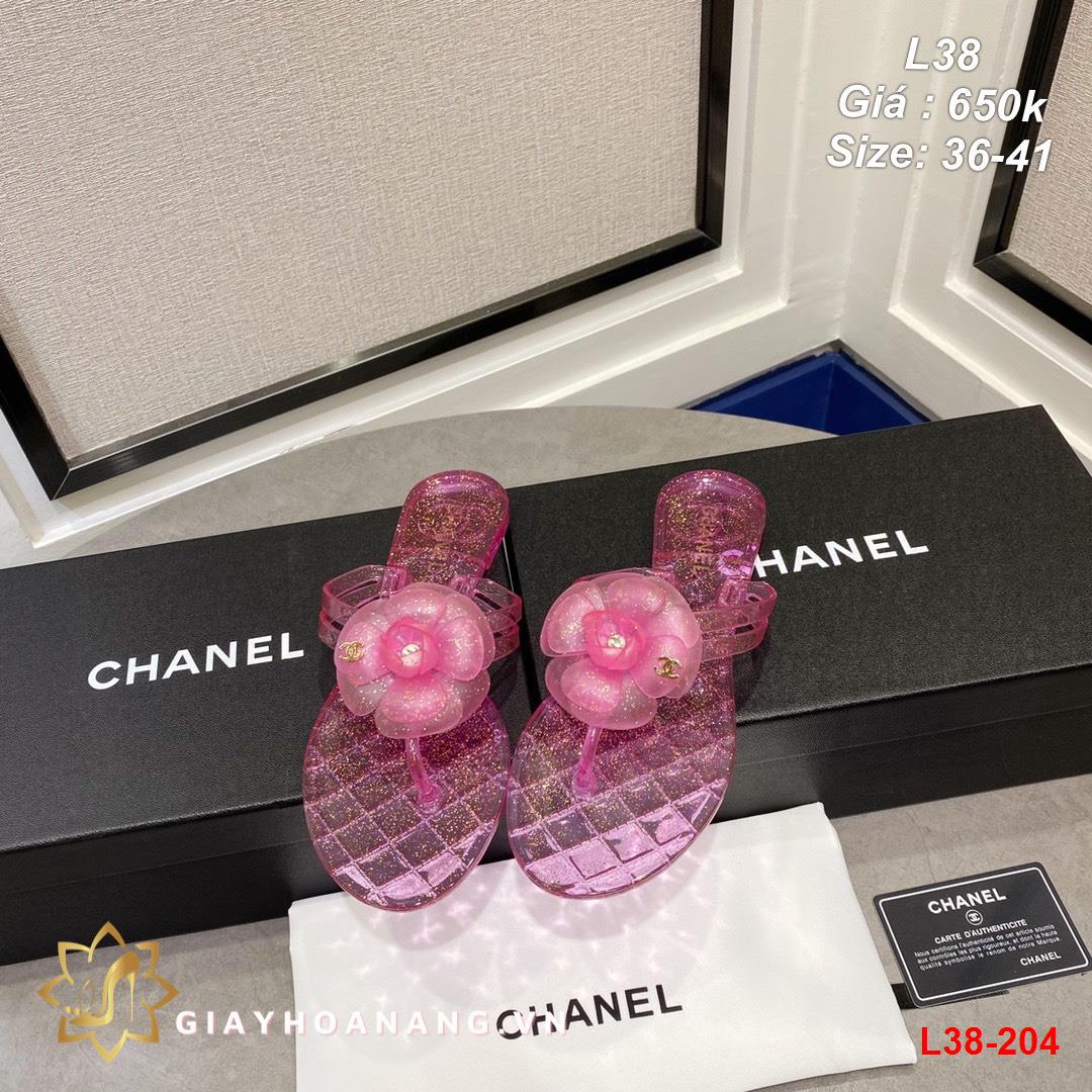 L38-204 Chanel dép sỏ ngón siêu cấp