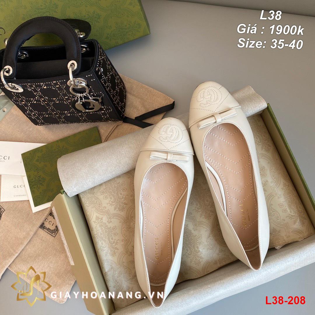 L38-208 Gucci giày bệt siêu cấp