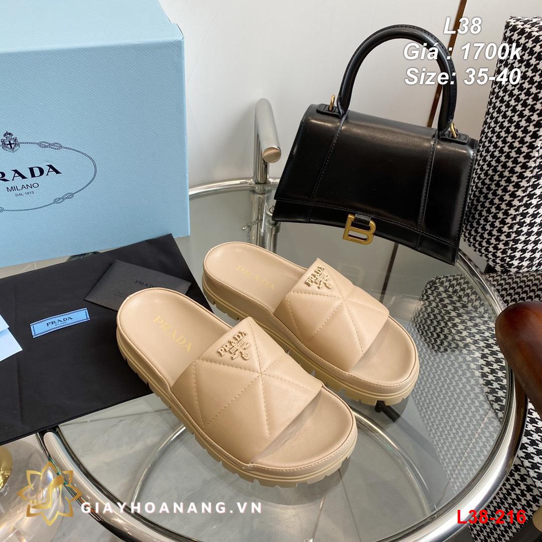 L38-216 Prada dép siêu cấp