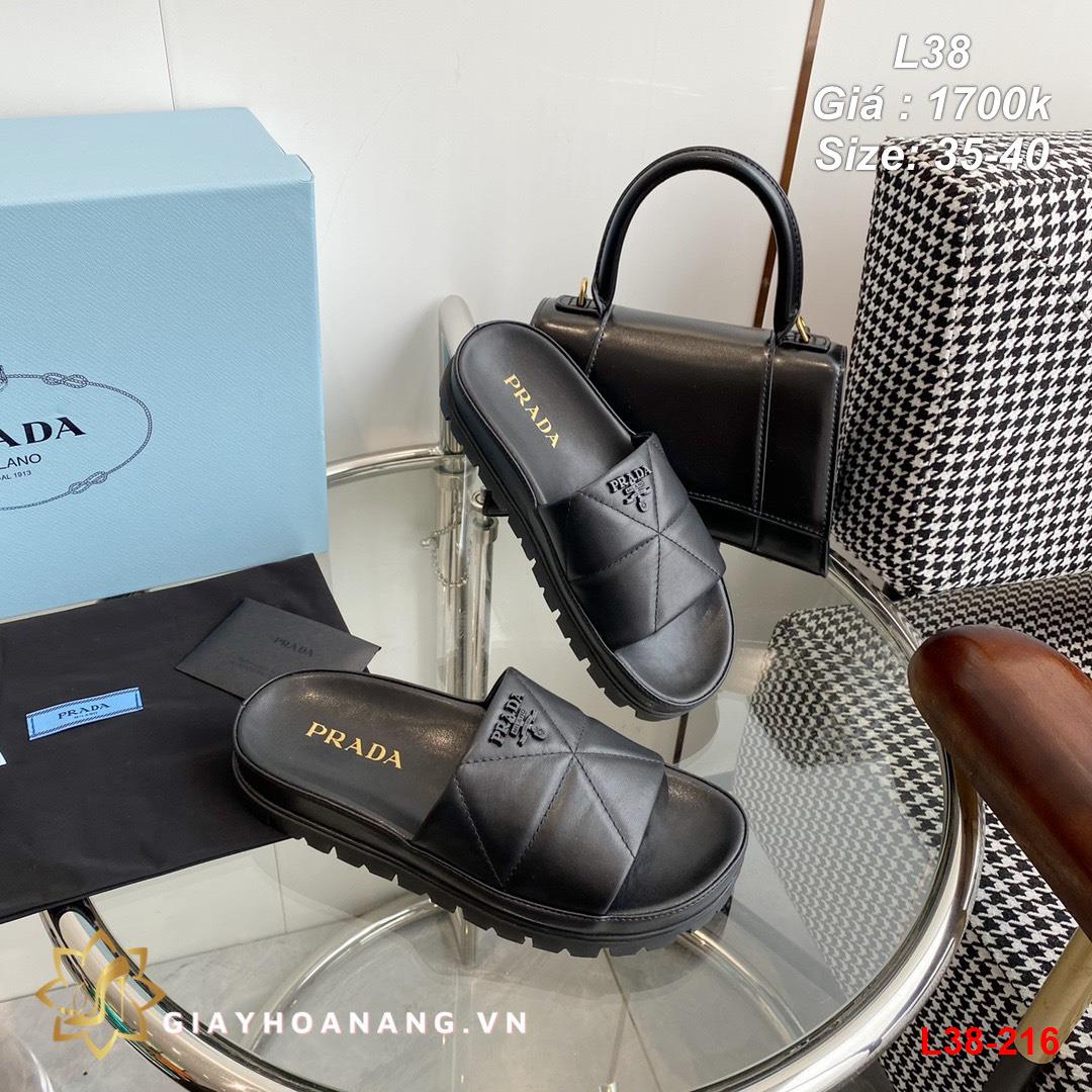 L38-216 Prada dép siêu cấp