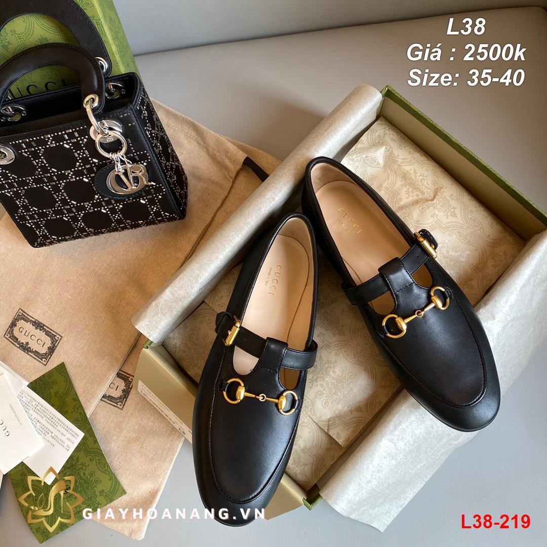 L38-219 Gucci giày lười siêu cấp