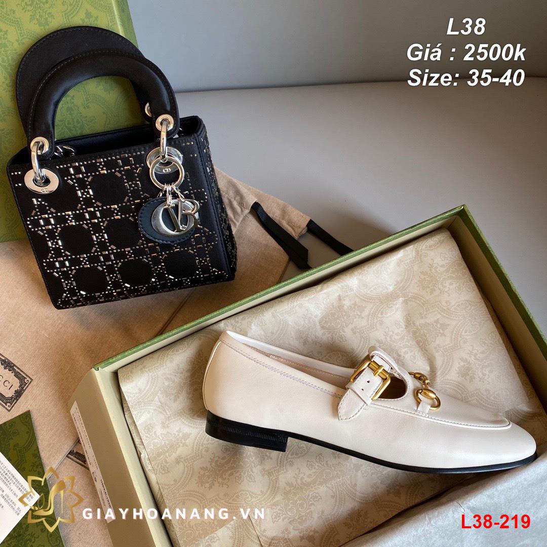 L38-219 Gucci giày lười siêu cấp