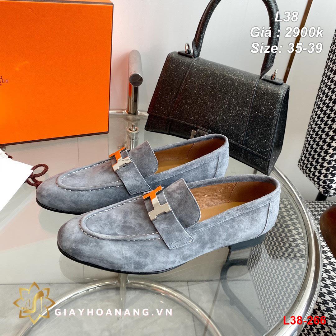 L38-266 Hermes giày lười siêu cấp