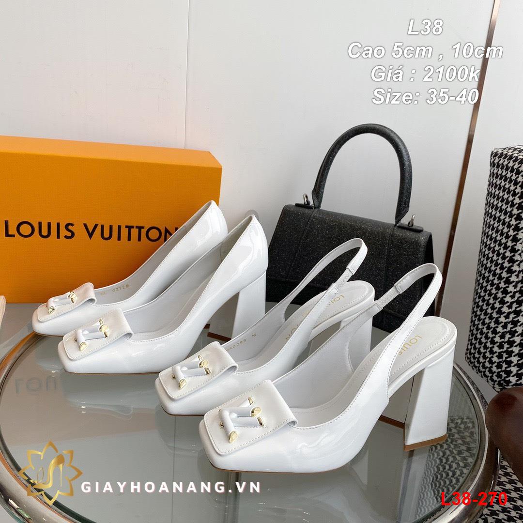 L38-270 Louis Vuitton giày cao 5cm , 10cm siêu cấp