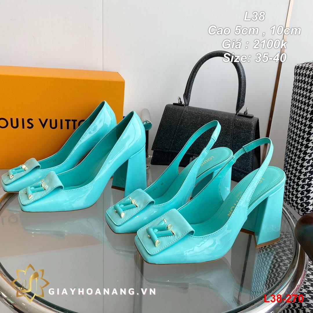 L38-270 Louis Vuitton giày cao 5cm , 10cm siêu cấp