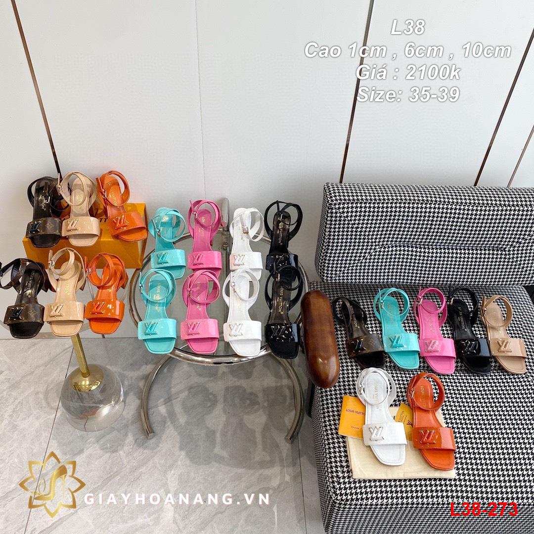 L38-273 Louis Vuitton sandal cao 1cm , 6cm , 10cm siêu cấp