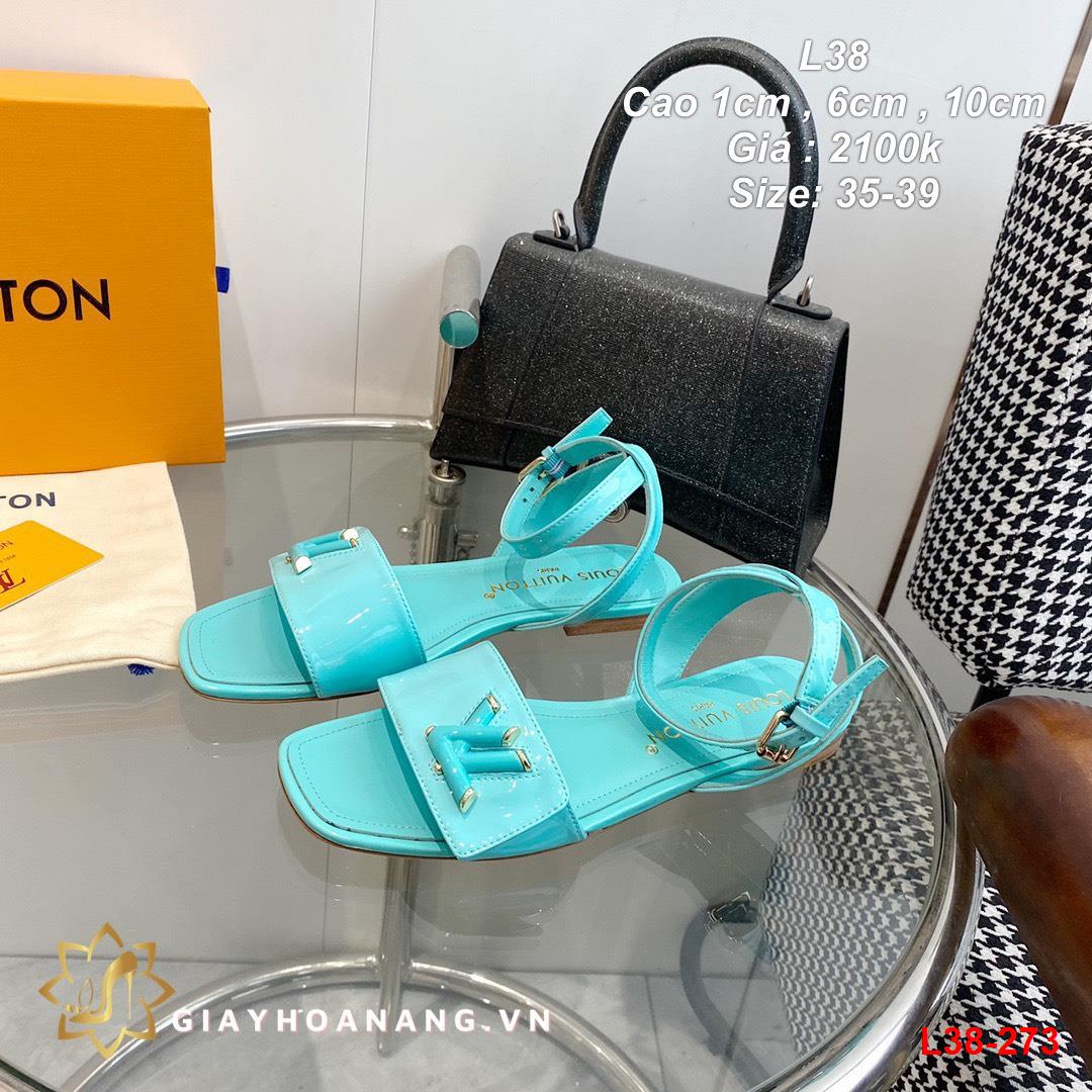 L38-273 Louis Vuitton sandal cao 1cm , 6cm , 10cm siêu cấp