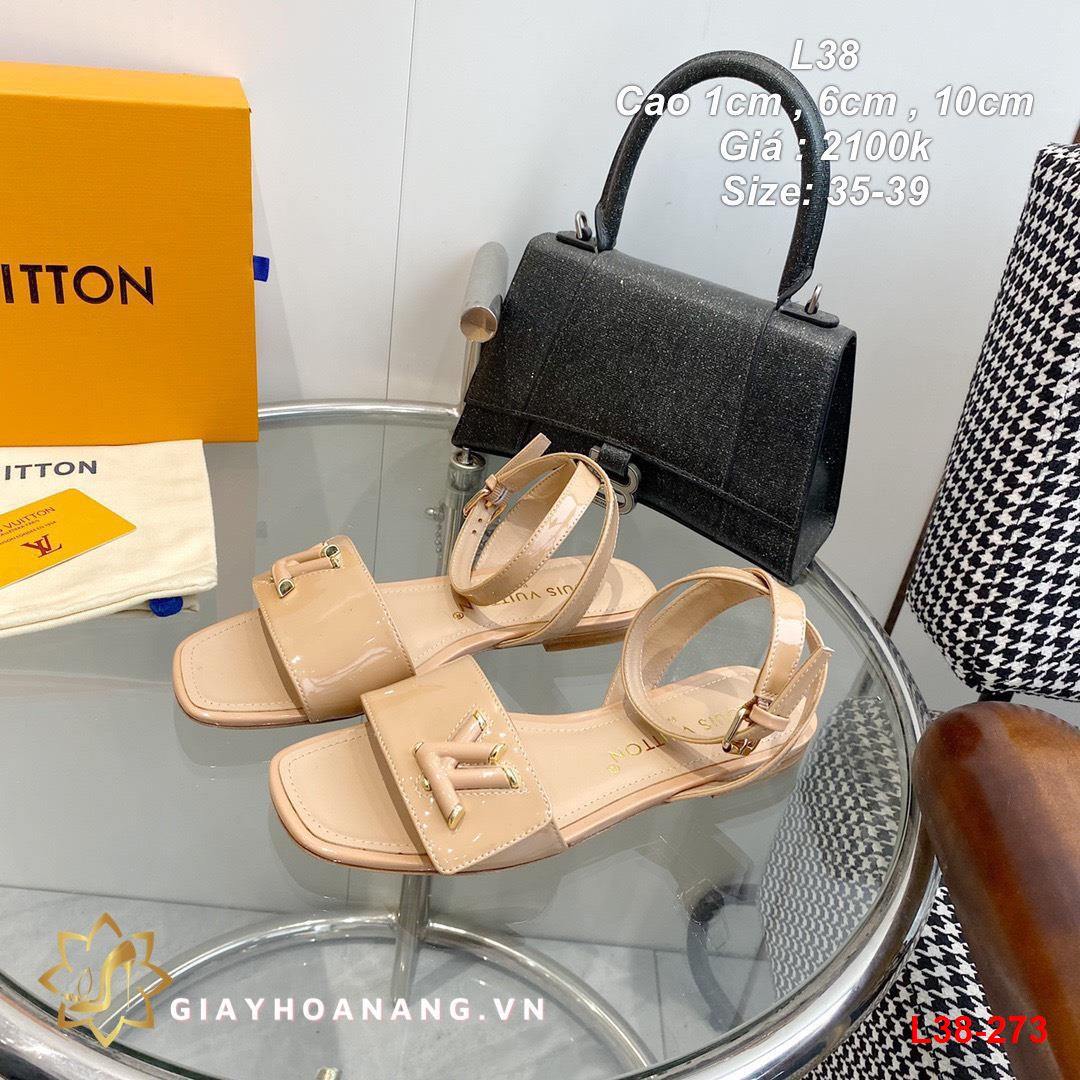 L38-273 Louis Vuitton sandal cao 1cm , 6cm , 10cm siêu cấp