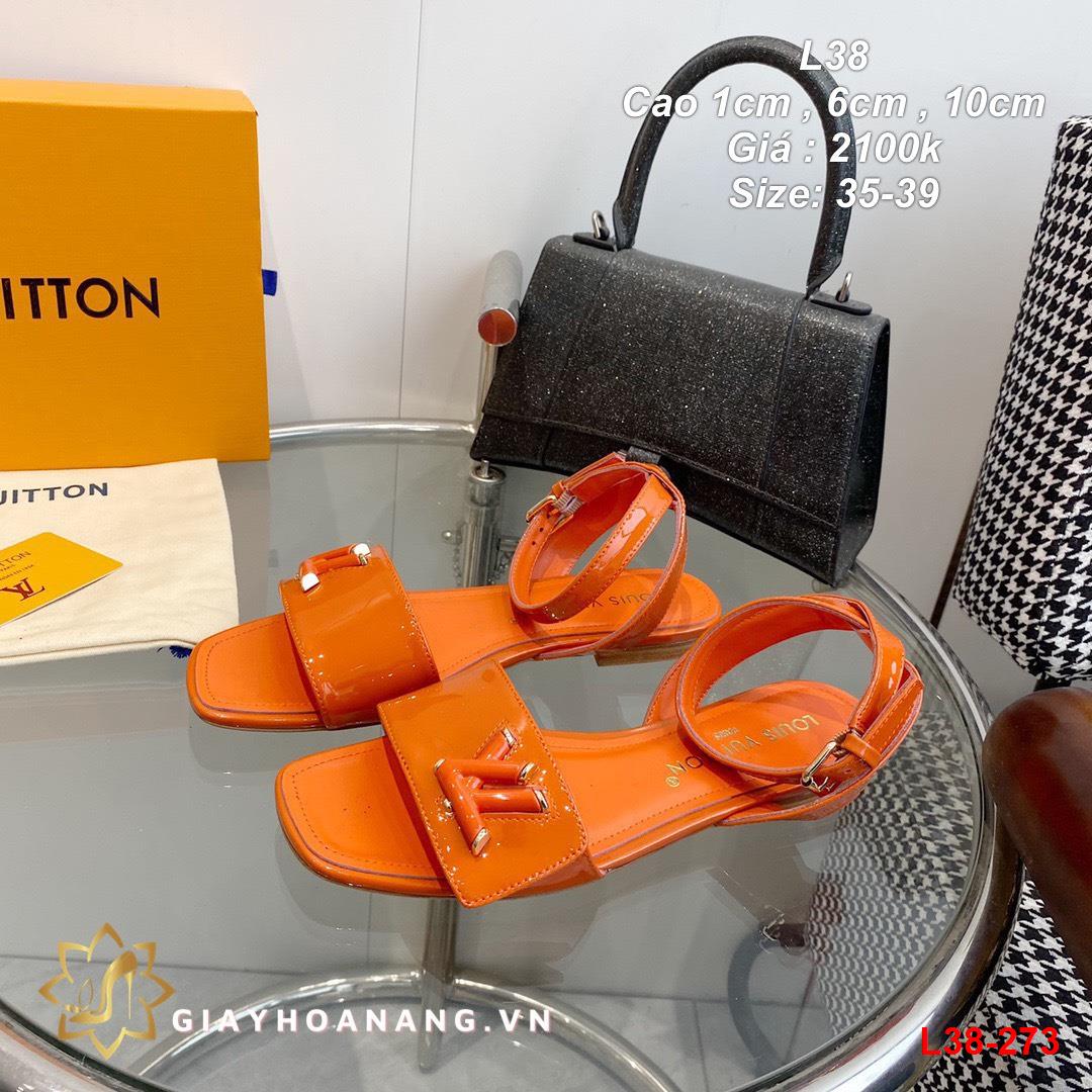 L38-273 Louis Vuitton sandal cao 1cm , 6cm , 10cm siêu cấp