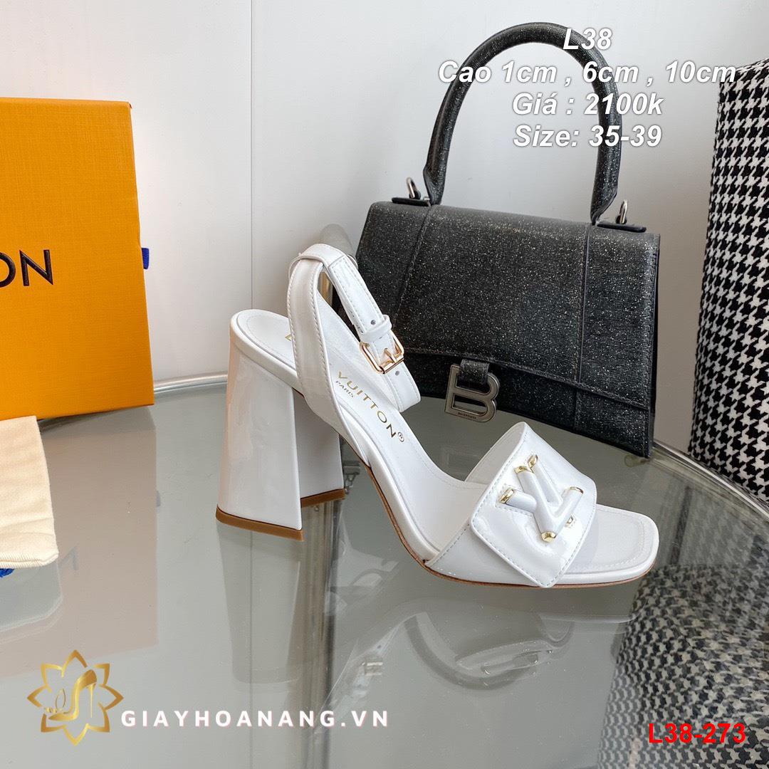 L38-273 Louis Vuitton sandal cao 1cm , 6cm , 10cm siêu cấp