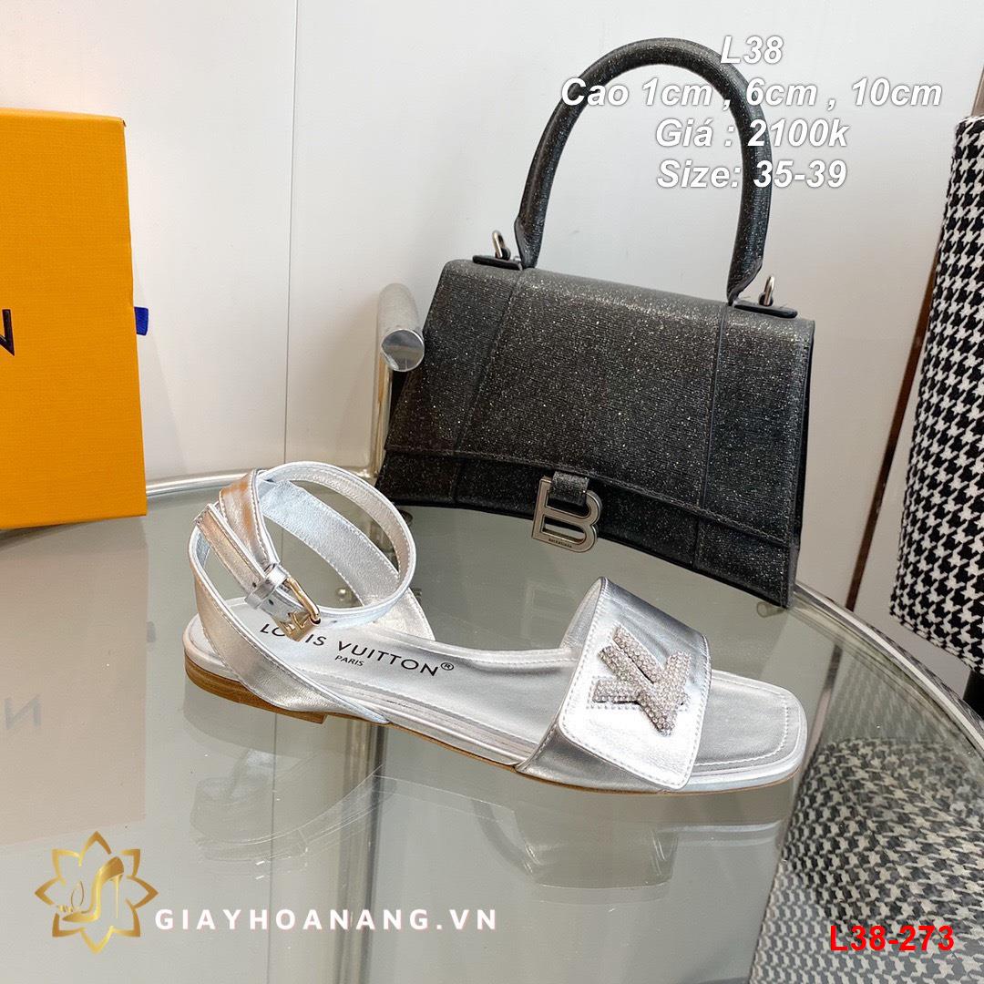 L38-273 Louis Vuitton sandal cao 1cm , 6cm , 10cm siêu cấp