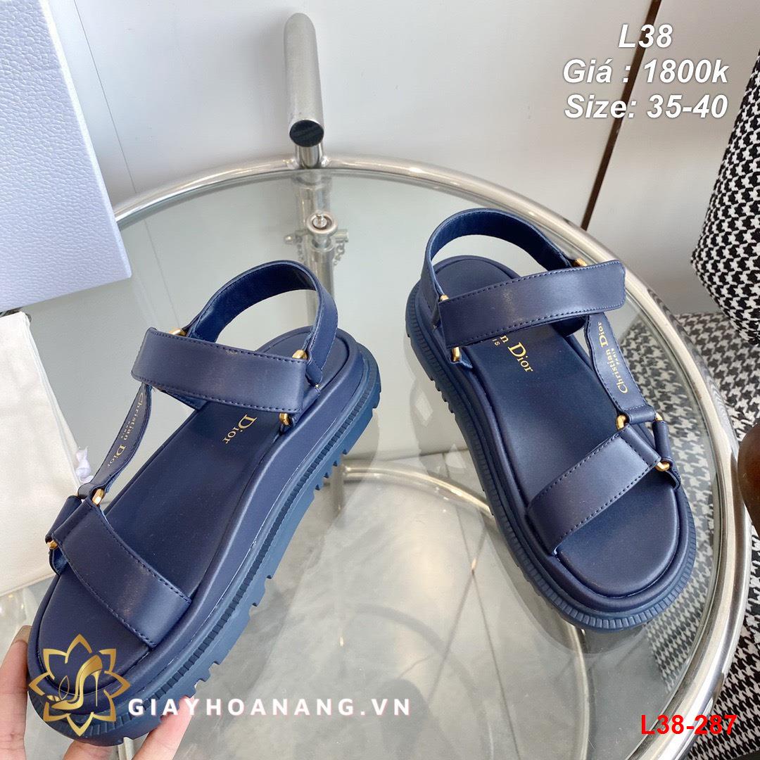 L38-287 Dior sandal siêu cấp