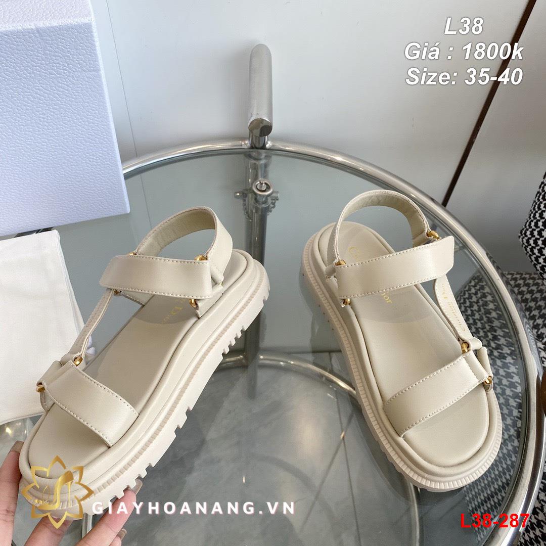 L38-287 Dior sandal siêu cấp