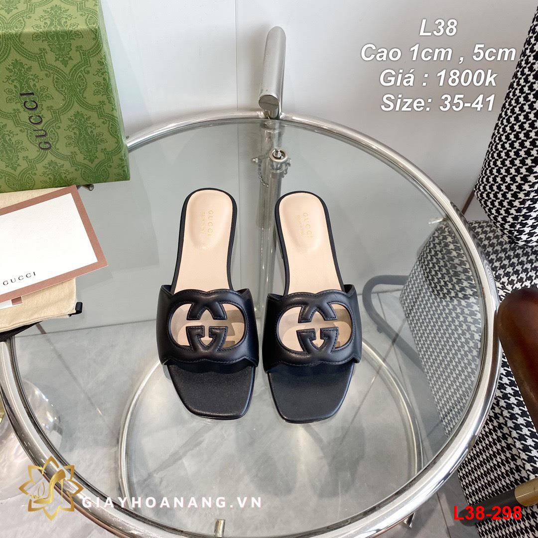 L38-298 Gucci dép cao 1cm , 5cm siêu cấp