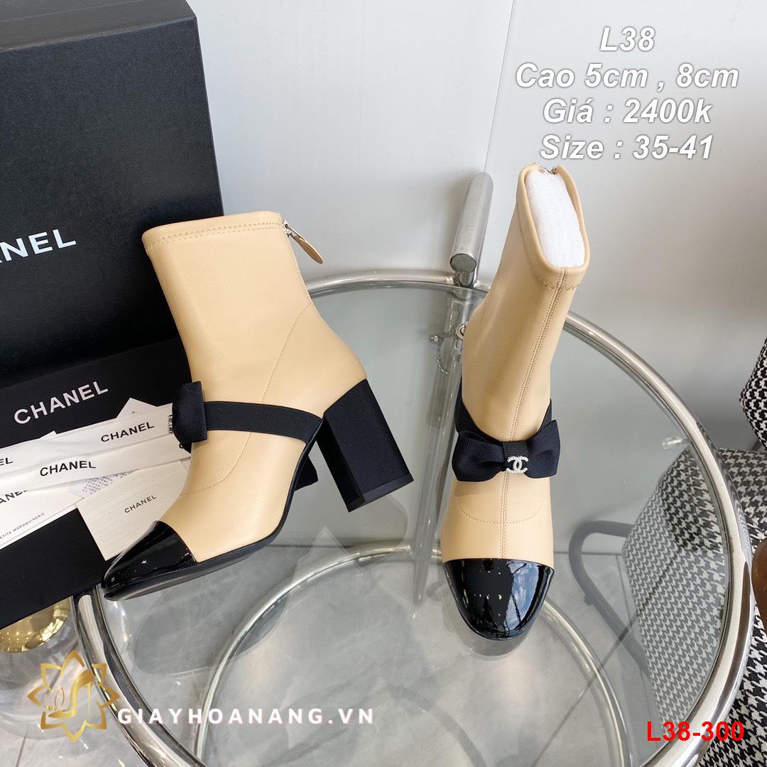 L38-300 Chanel bốt cao 5cm , 8cm siêu cấp