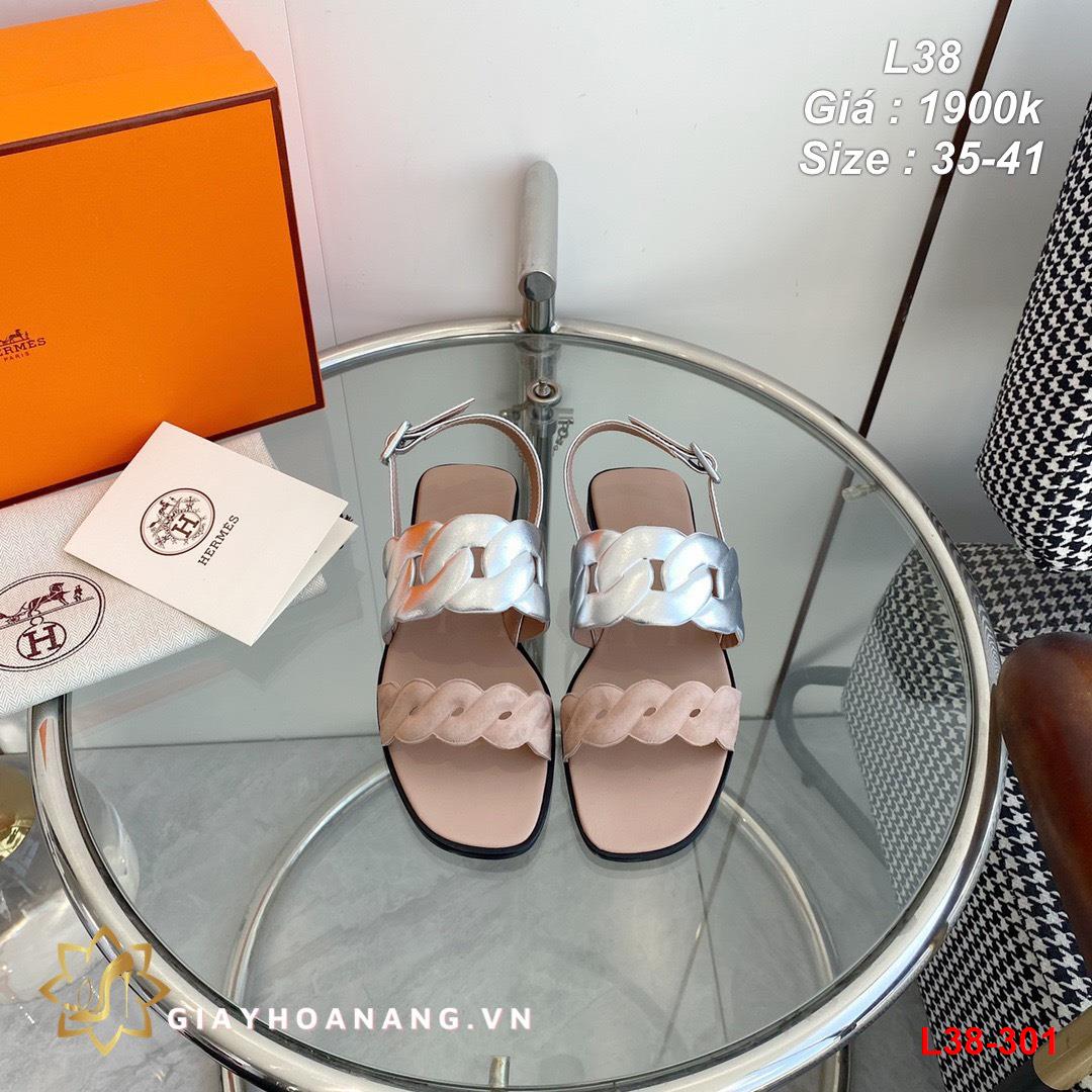 L38-301 Hermes sandal siêu cấp