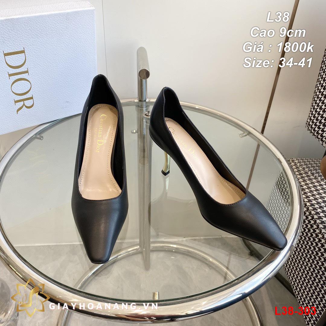 L38-303 Dior giày cao 9cm siêu cấp
