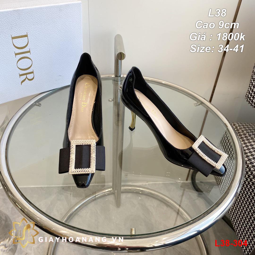 L38-304 Dior giày cao 9cm siêu cấp