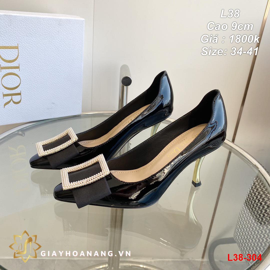 L38-304 Dior giày cao 9cm siêu cấp