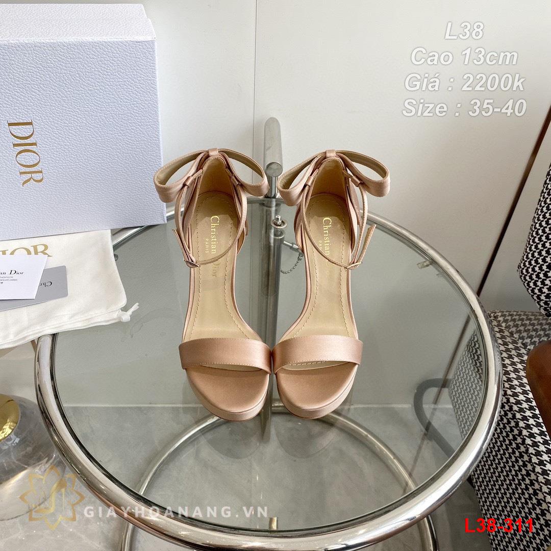 L38-311 Dior sandal cao gót 13cm siêu cấp