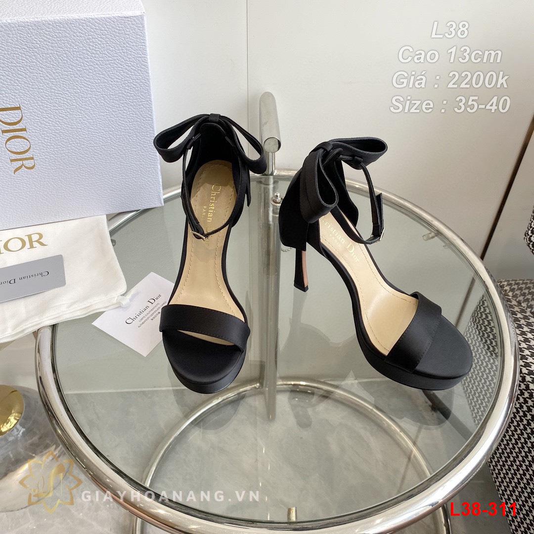 L38-311 Dior sandal cao gót 13cm siêu cấp