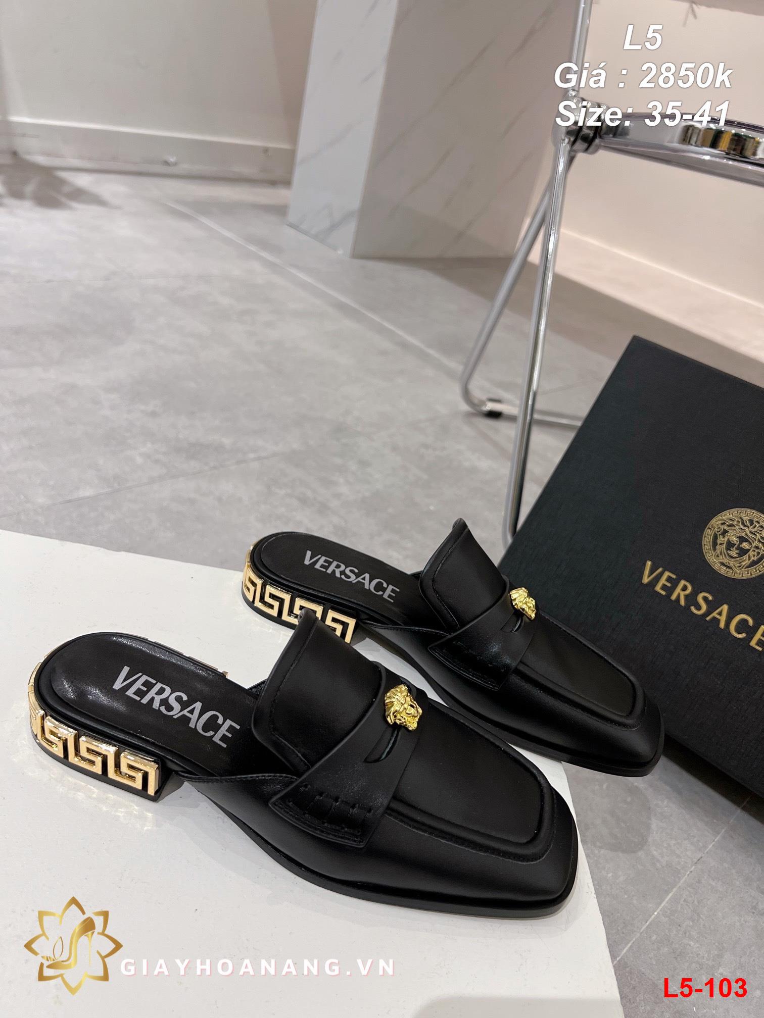 L5-103 Versace dép sục siêu cấp